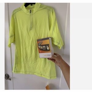 NWT $89 SUN SOUL men's short Sleeve Sport FP 00050403 YELLOW Size Large